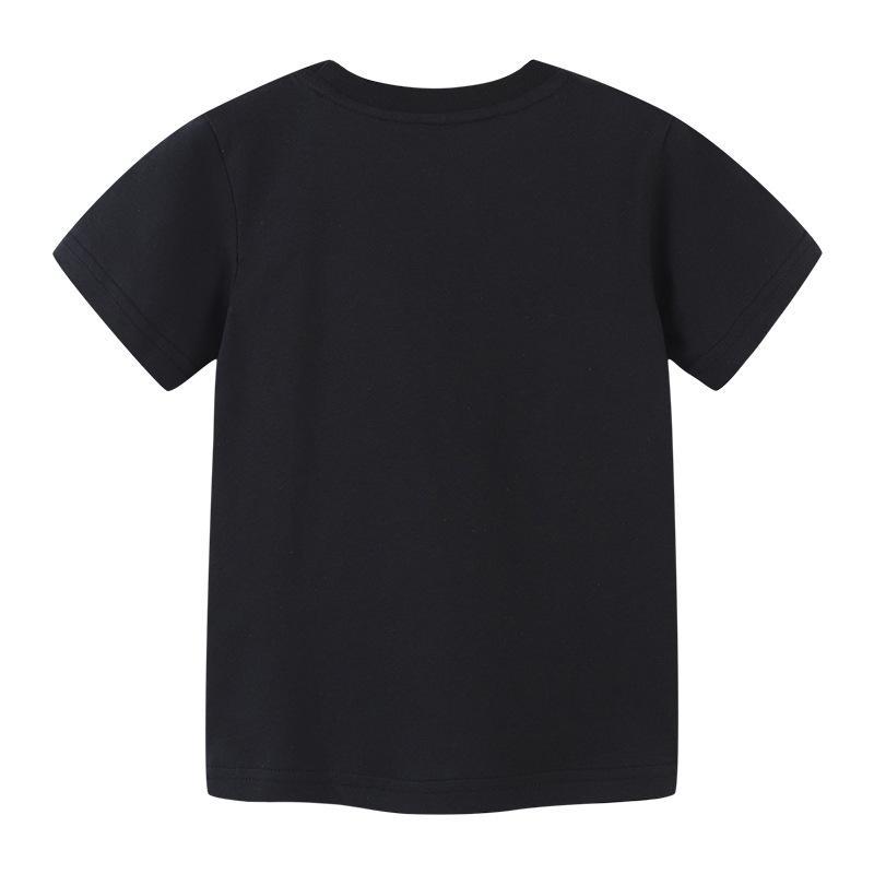 Boys' short sleeve T-shirt cartoon round neck printed children