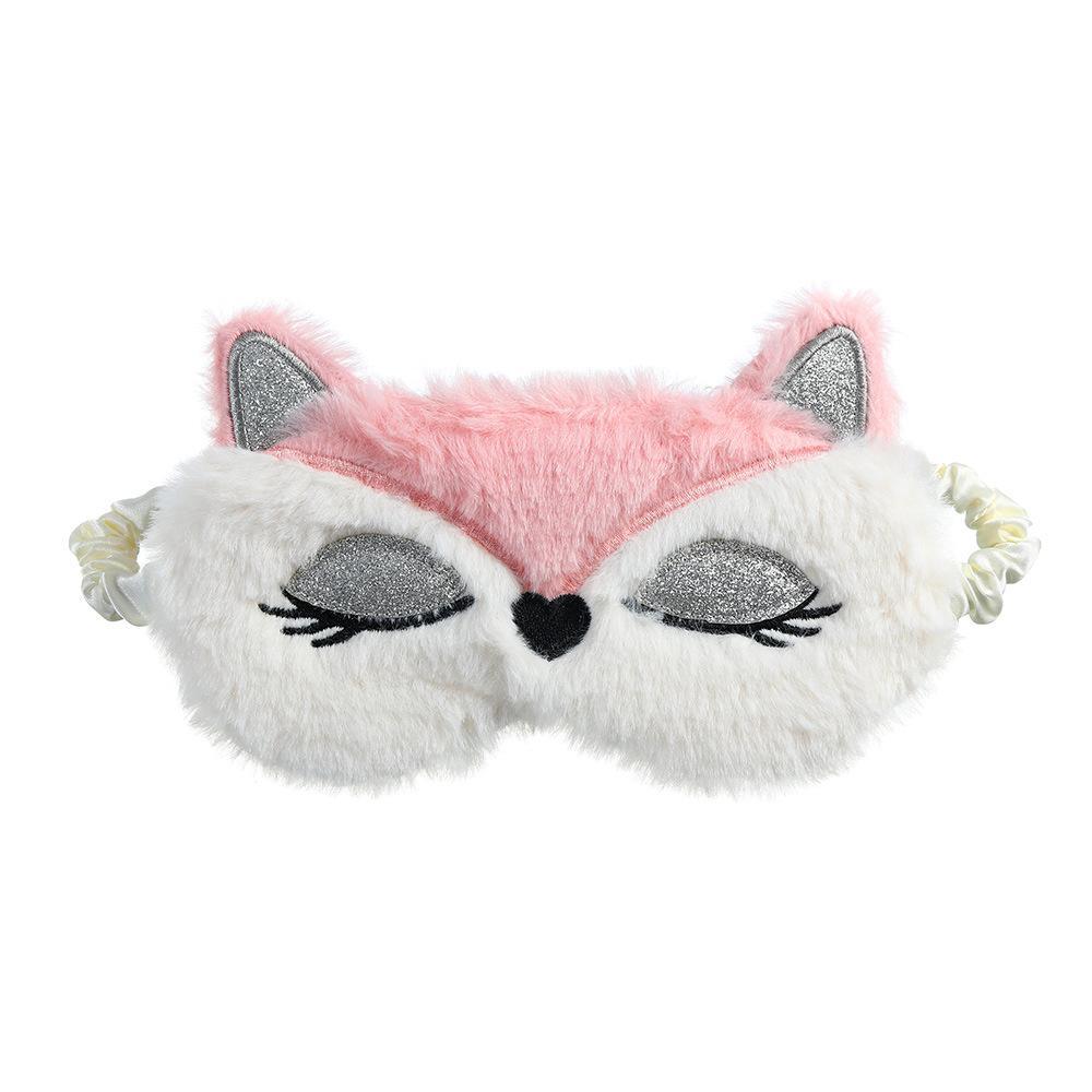 Children's Plush Eyeshade Cartoon Fox Pattern