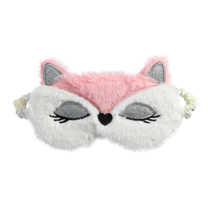 Children's Plush Eyeshade Cartoon Fox Pattern
