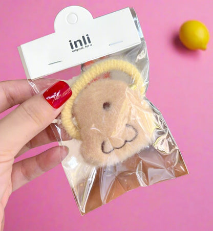 Girl Plush Hair Rope Cartoon Animal Modeling Headdress