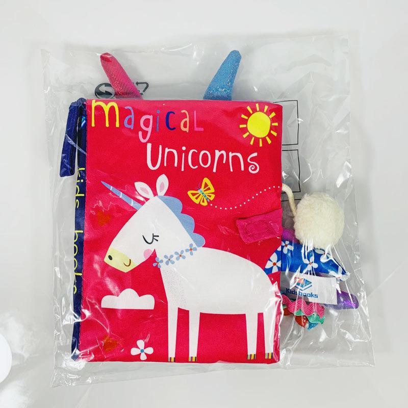 Baby Cloth Book, Stereoscopic Tail Can't Tear Books Toys