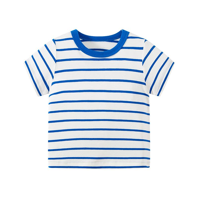 Pattern children's short sleeved T-shirt foreign style top