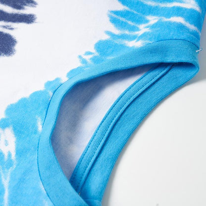Boys' short sleeved T-shirts and shorts two piece set wholesale