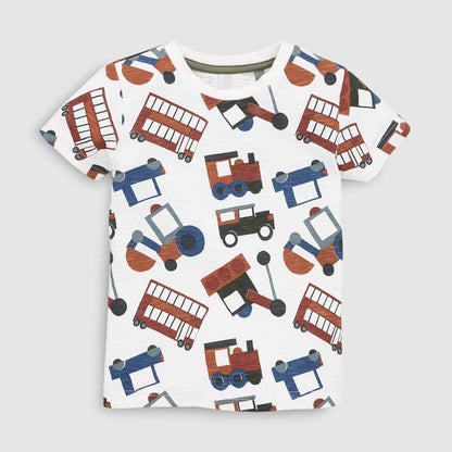 Cartoon Boys' T-shirt Knitted Cotton Children's T-shirt