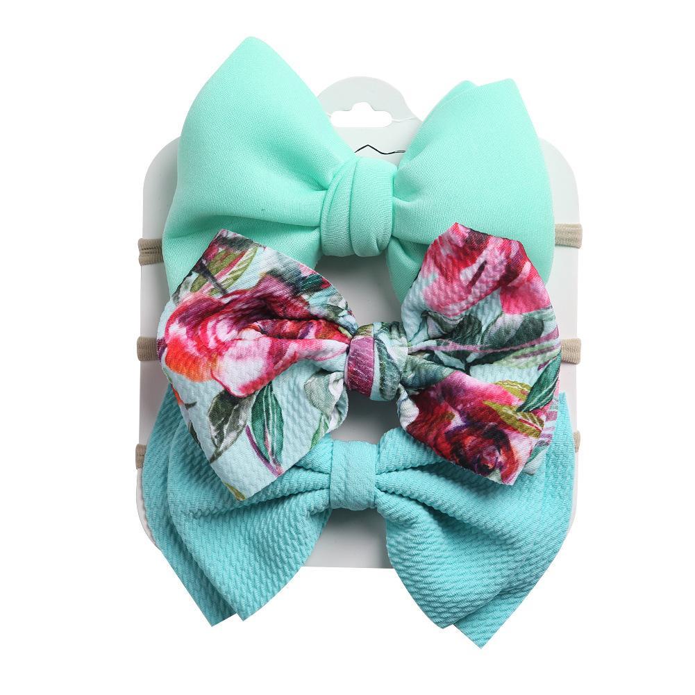 Children's Headdress Bow Hair Tie 3pcs/Set