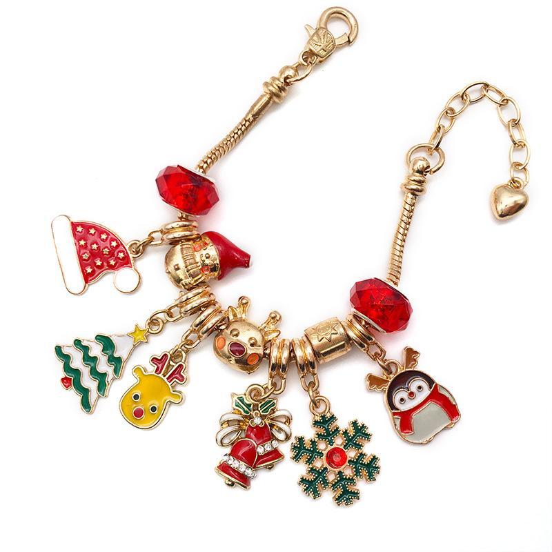 Christmas Children's Bracelet Set Handmade DIY Large Hole