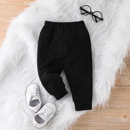 Children's Long Sleeve Crawling Pants Two-Piece Set