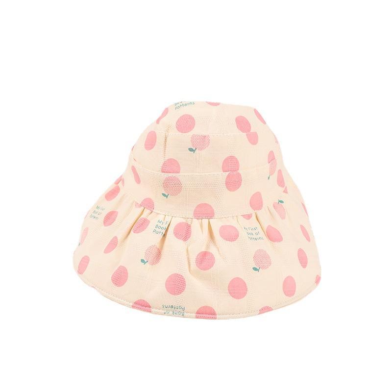 Colorful Dot Children's Foldable Empty Top Sunshade Hat