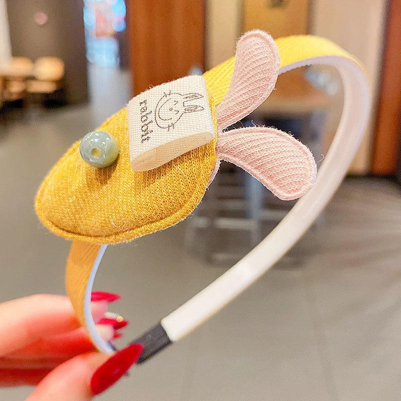 Girl's Hair Hoop Mesh Cartoon Broken Hair Clip Headdress