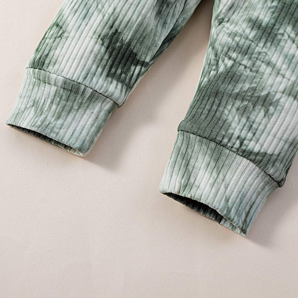 Striped Set Baby Long Sleeve Sweat Pants Two-Piece Set