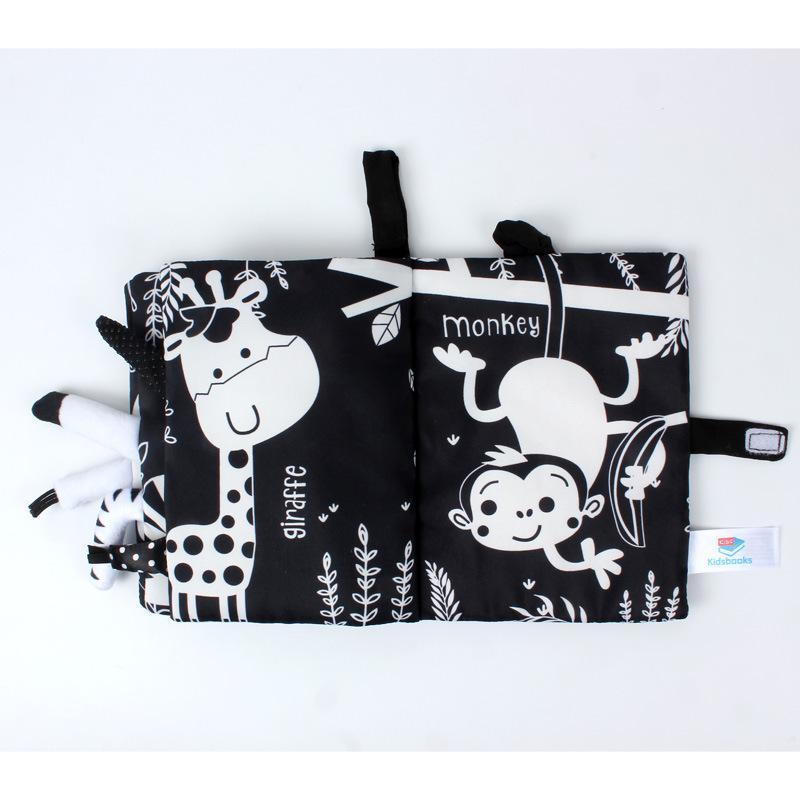 Baby Cloth Book, Stereoscopic Tail Can't Tear Books Toys