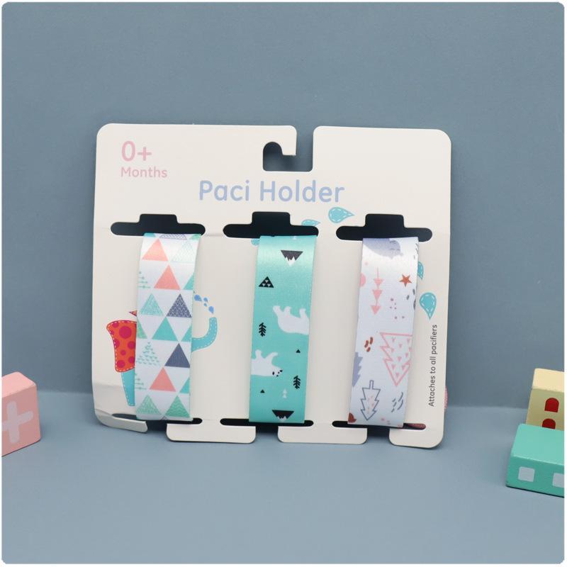 3pcs/set Colorful Baby Nipple Anti-dropping Pacifier Clip