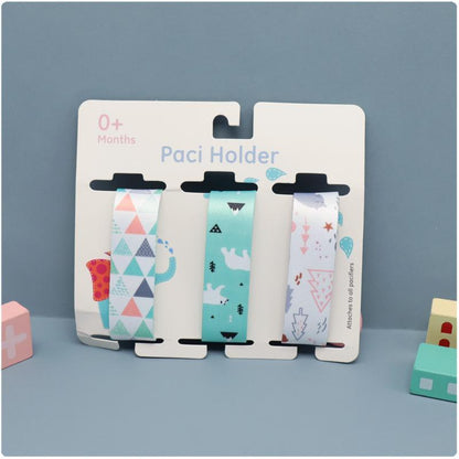 3pcs/set Colorful Baby Nipple Anti-dropping Pacifier Clip