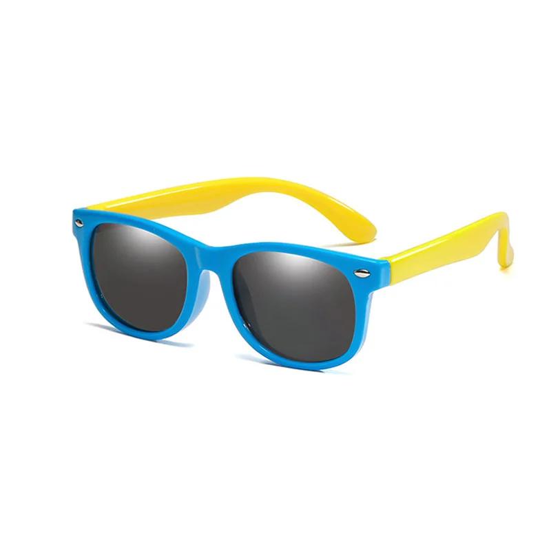 Polarized Kids Sunglasses TR90 Silicone Gel Frame