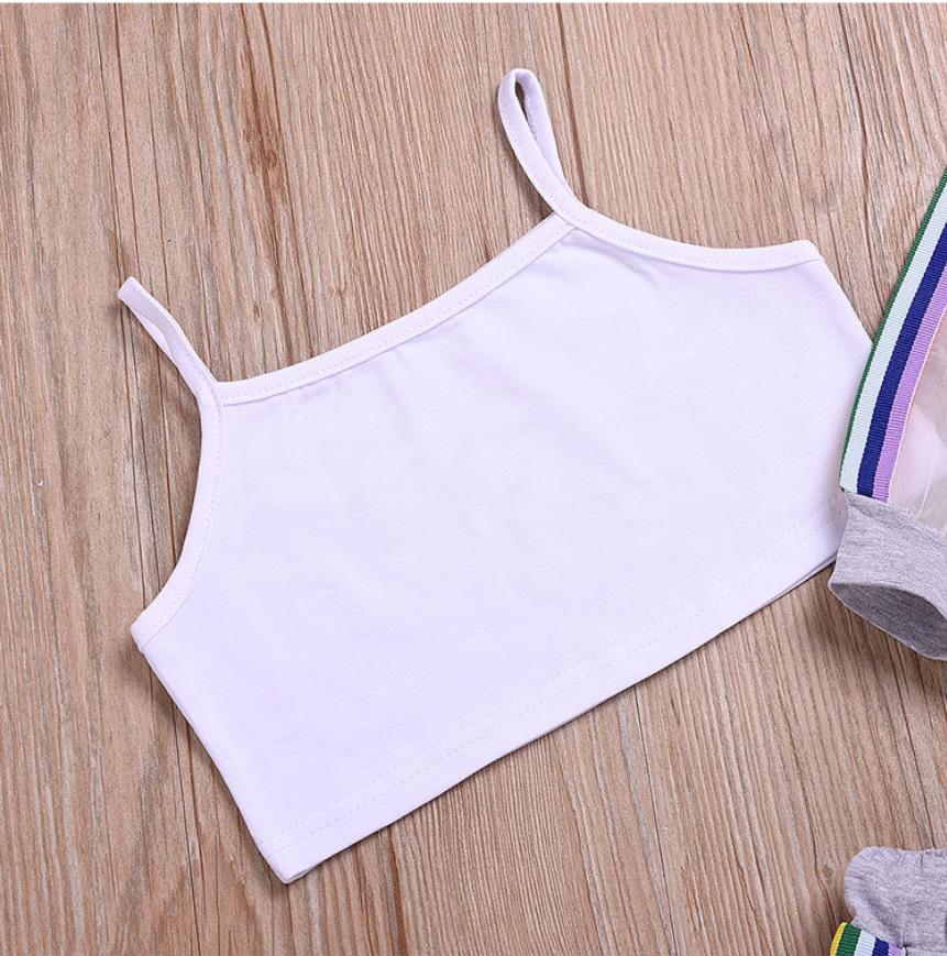 Sleeveless vest top breathable rainbow sunscreen shorts