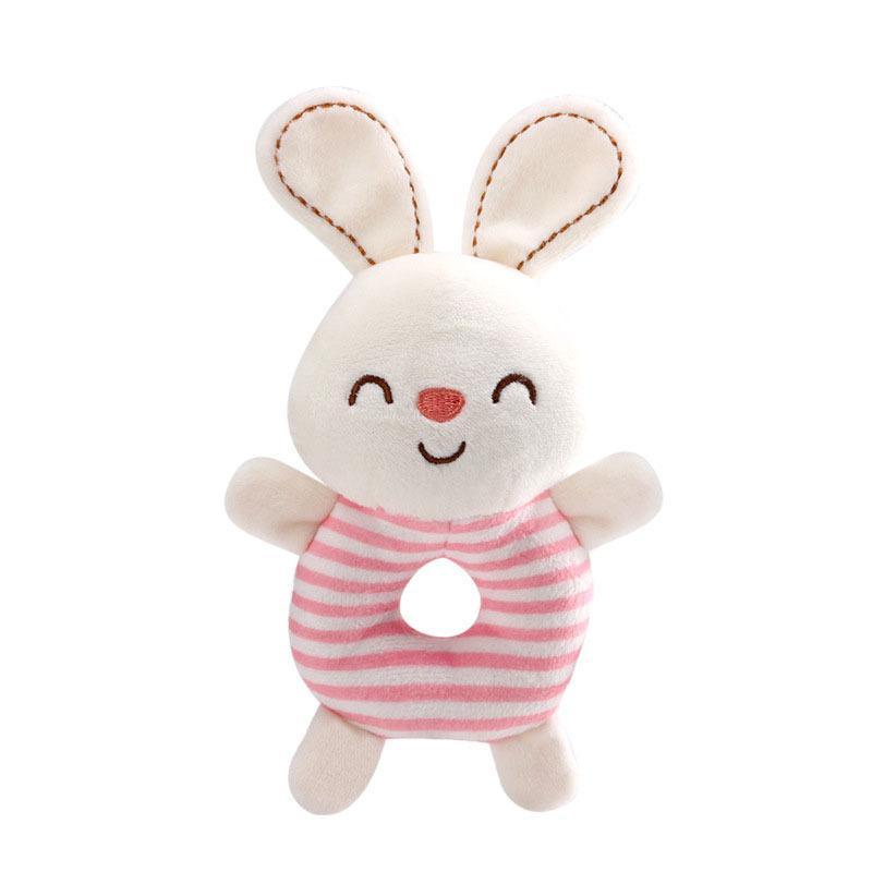 Baby Round Hand-cranked O-shaped Rattle Hand-scratched Doll