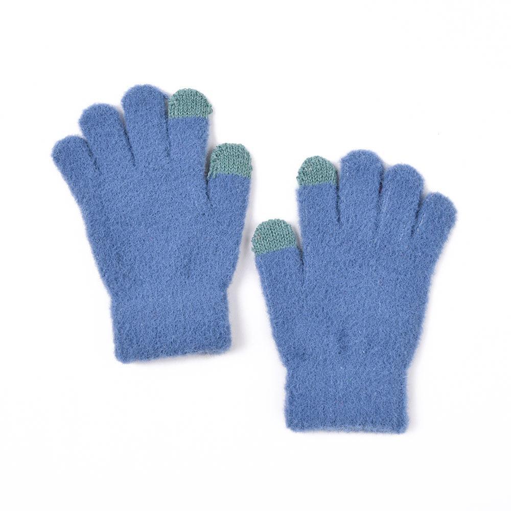 Warm Children's Knitted Gloves Touch Screen Plush Gloves