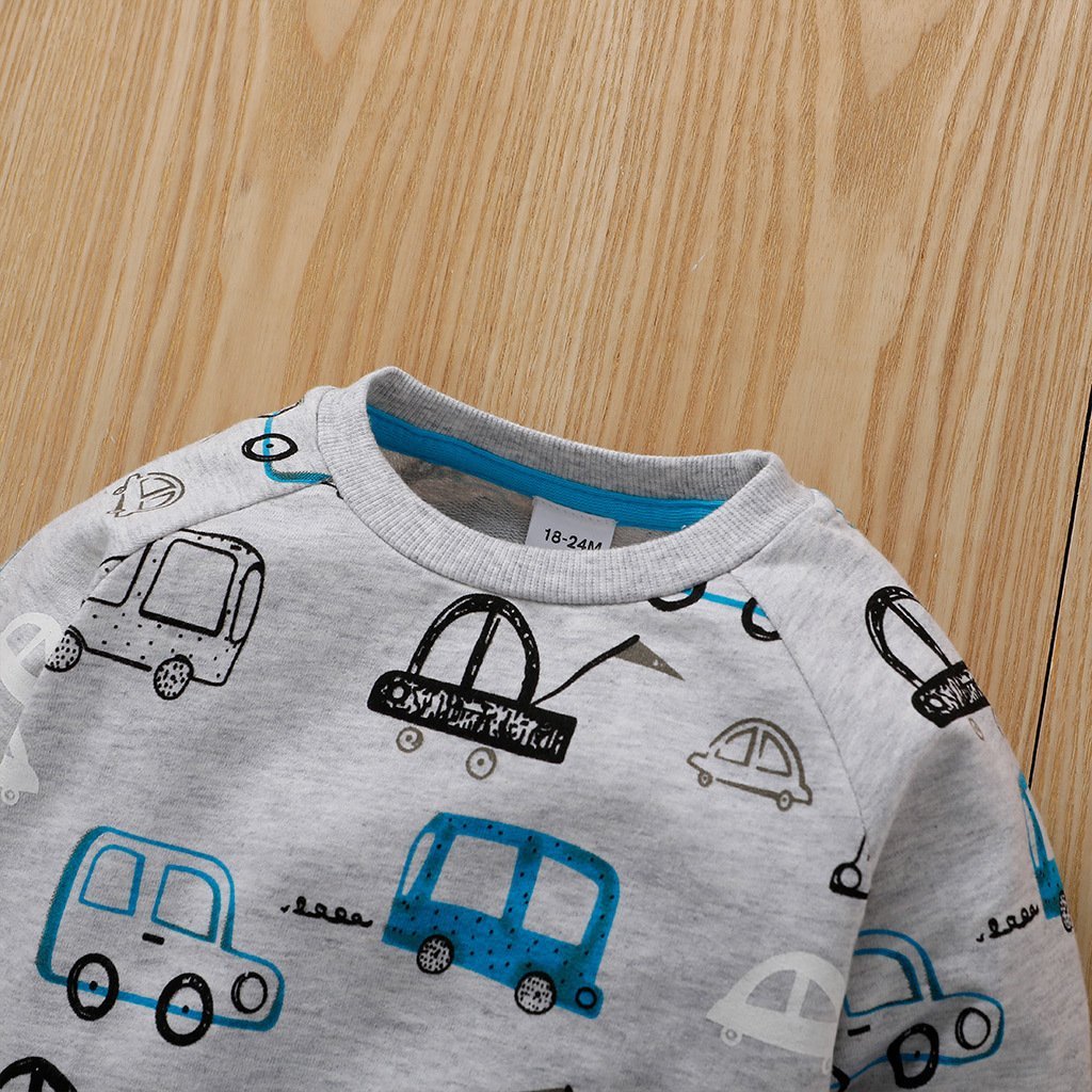 Children's Wear Turtleneck Printed Long Sleeve Tee