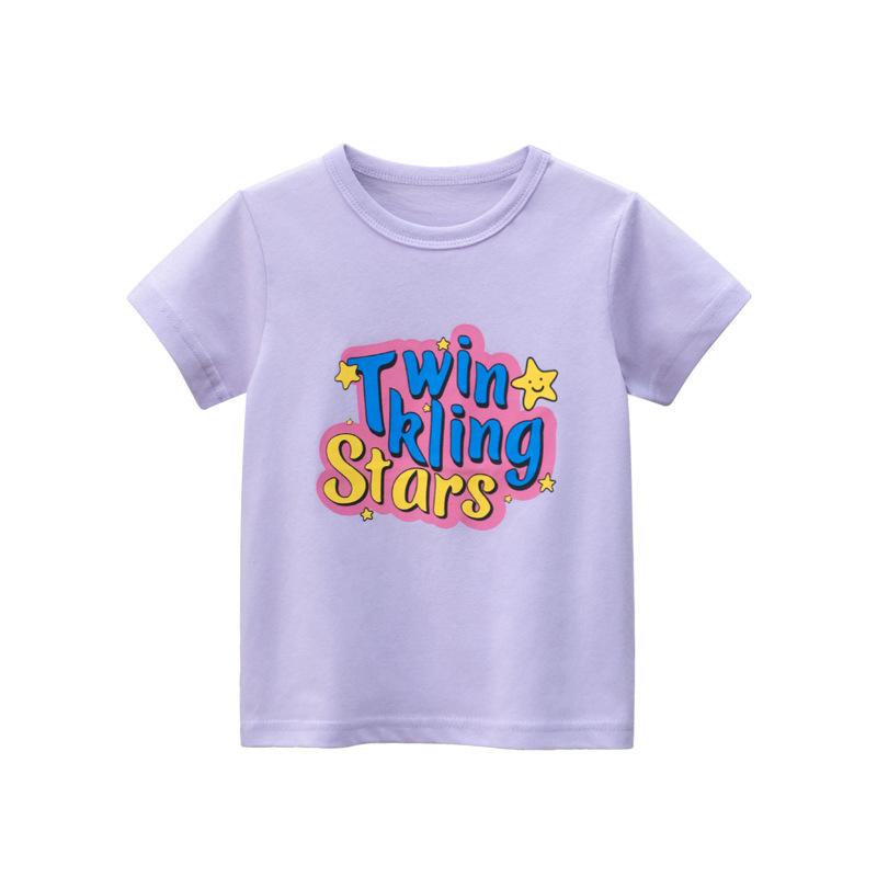 Children's short sleeve T-shirt girls