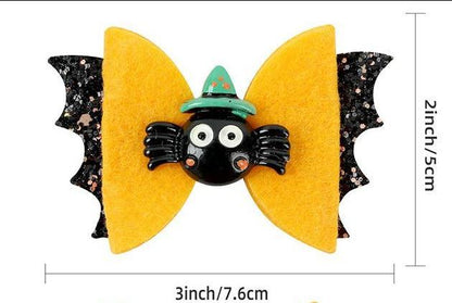 Halloween Bat Wings Children's Hairpin Bow Hair Accessories