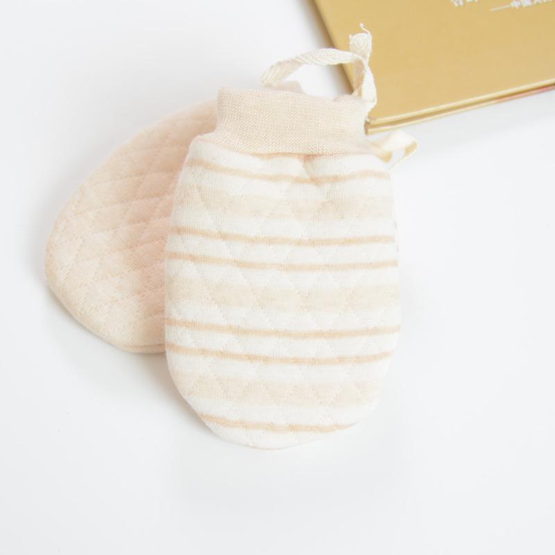 Baby's Thickened Anti-scratch Gloves with Rope
