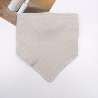 Children's Gauze Cotton Triangle Saliva Towel Baby Bib