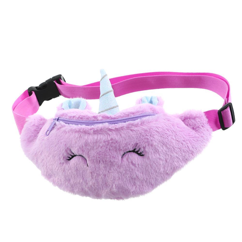 Children's Unicorn  Plush Purse Student Cute Chest Bag
