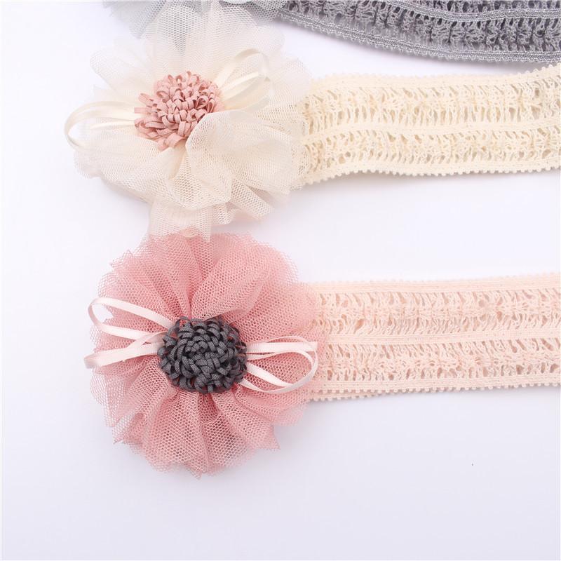 Baby's Big Flower Headband Cotton Hair Accessories