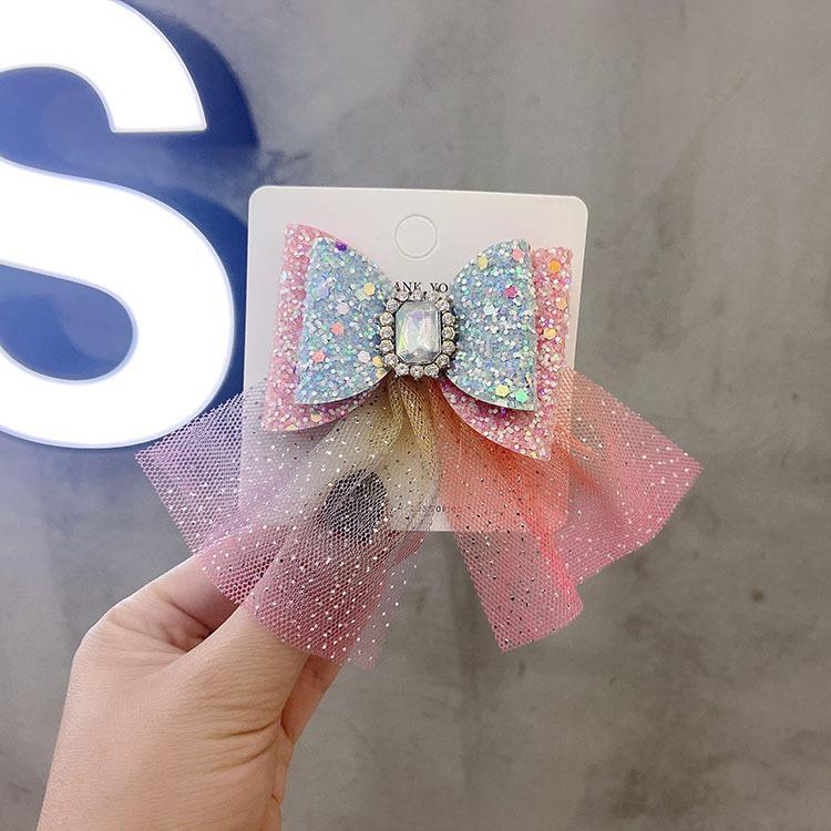 Children's Bow Hairpin Crown Headdress