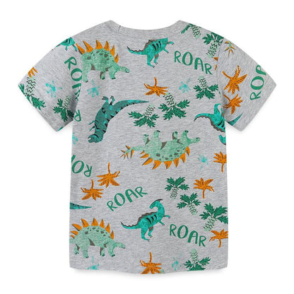 Children's T-shirt cartoon printed baby bottom shirt