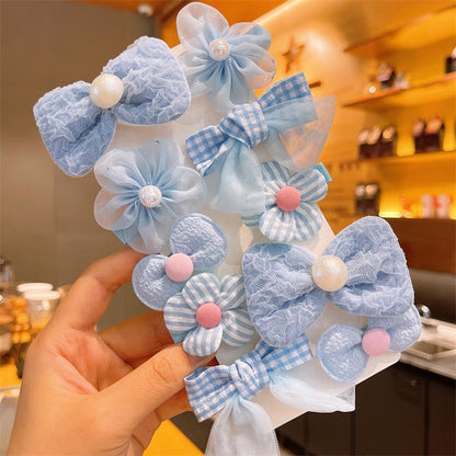 Bow Hairpin Fabric Flower Children's Hair Accessories
