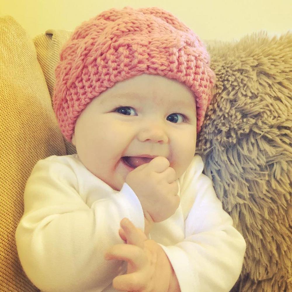 Children's Twist Knitted Wool Hair Tape