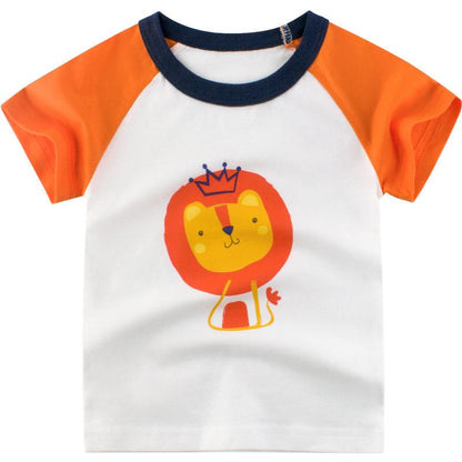 Children's short sleeve T-shirt cotton