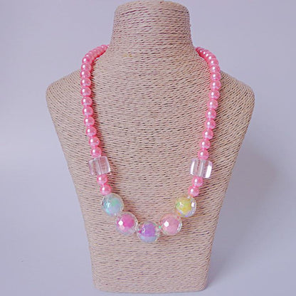 Children's Necklace Bracelet Set Versatile Accessory for Girls