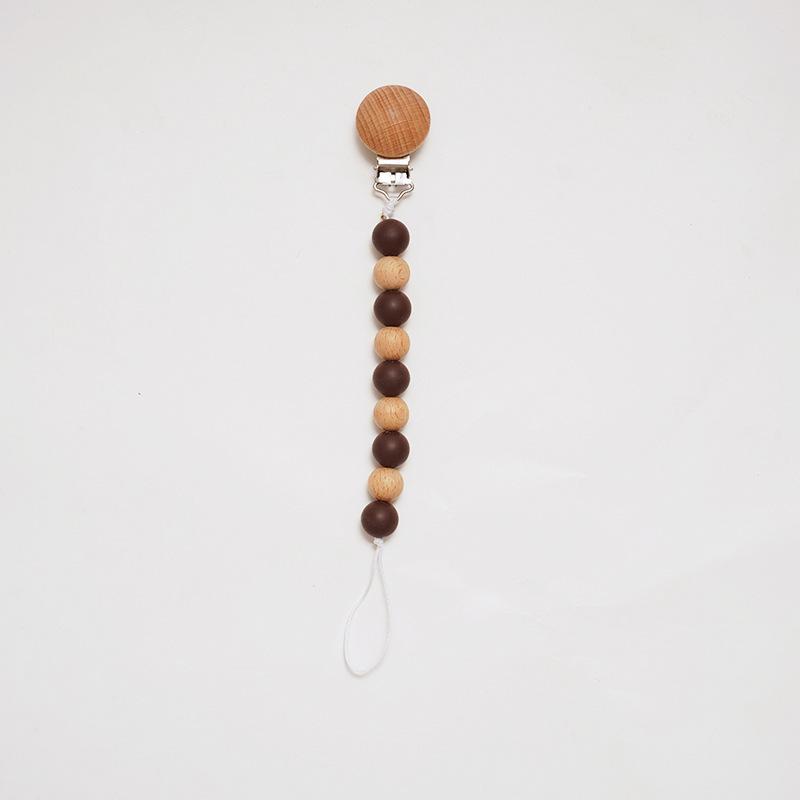 Baby Silicone Nipple Clip Anti-drop Chain Clip