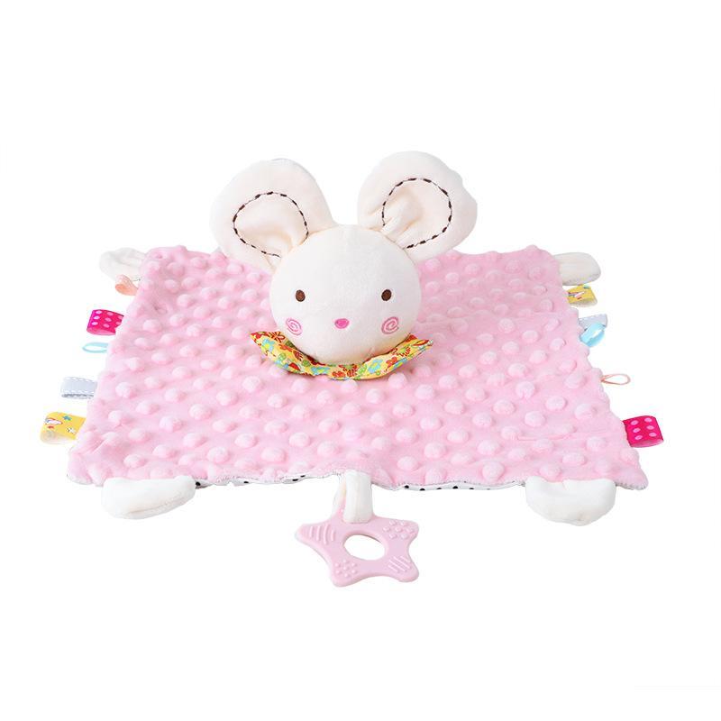 Baby animal card bed hanging towel toy