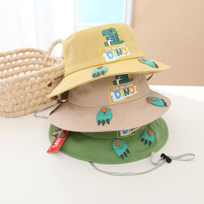 Children's Dinosaur Foot Sunshade Mesh Hat