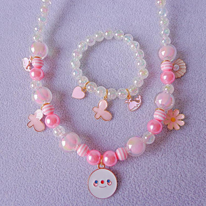 Girl's Flamingo Pendant Necklace