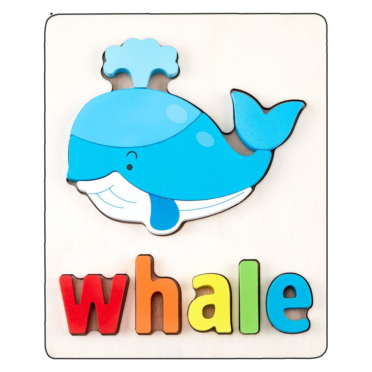 Children's Three-dimensional Cartoon Puzzle Wooden Toys