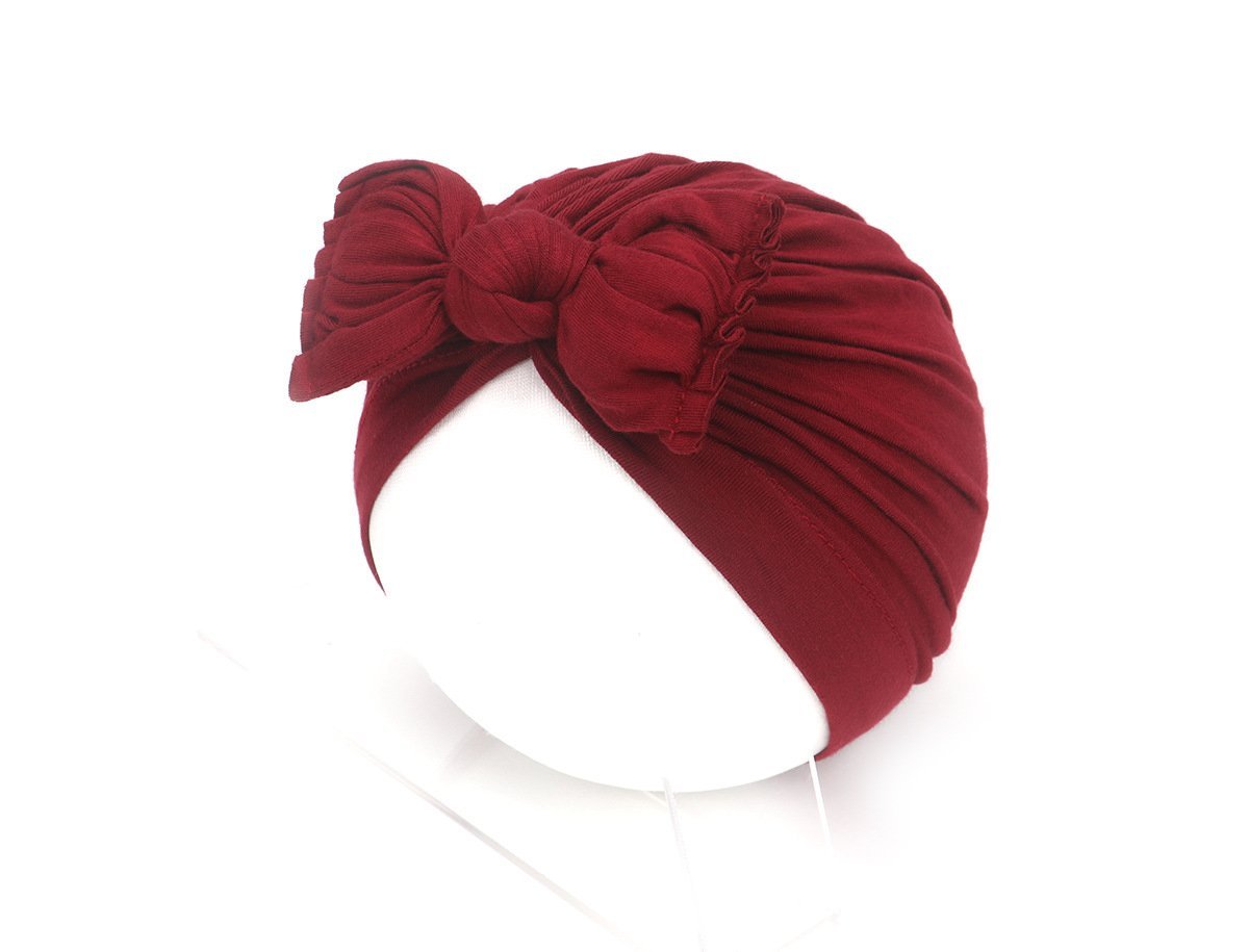 Children's Pleated Bow Hat