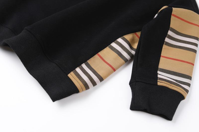 Children's Cotton Terry Striped Colorblock Pullover
