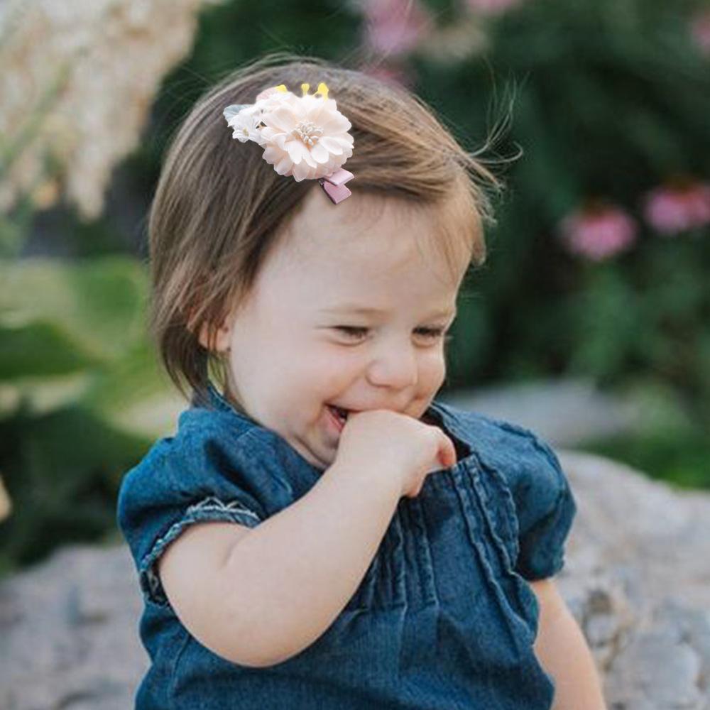 Pink Simulation Headflower Hair Accessories