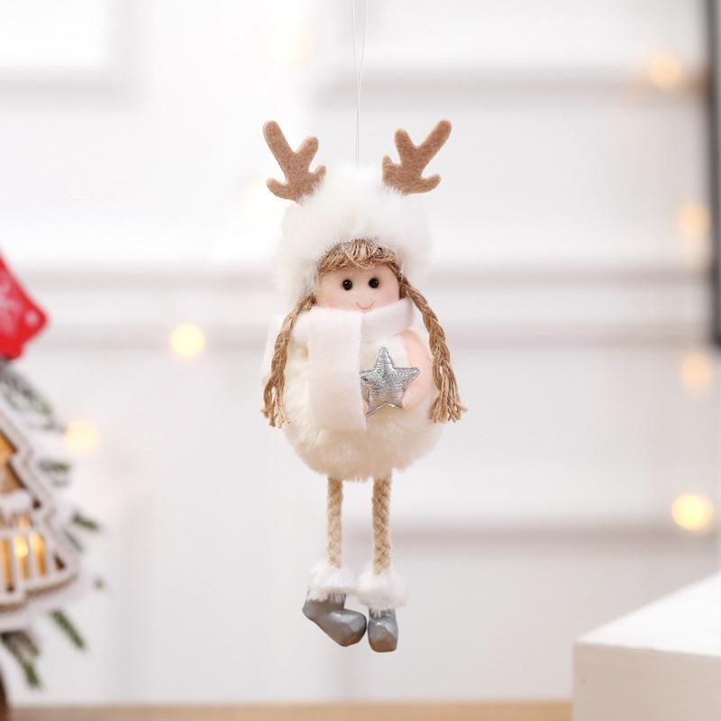 Plush Angel Pendant Christmas Tree Ornaments