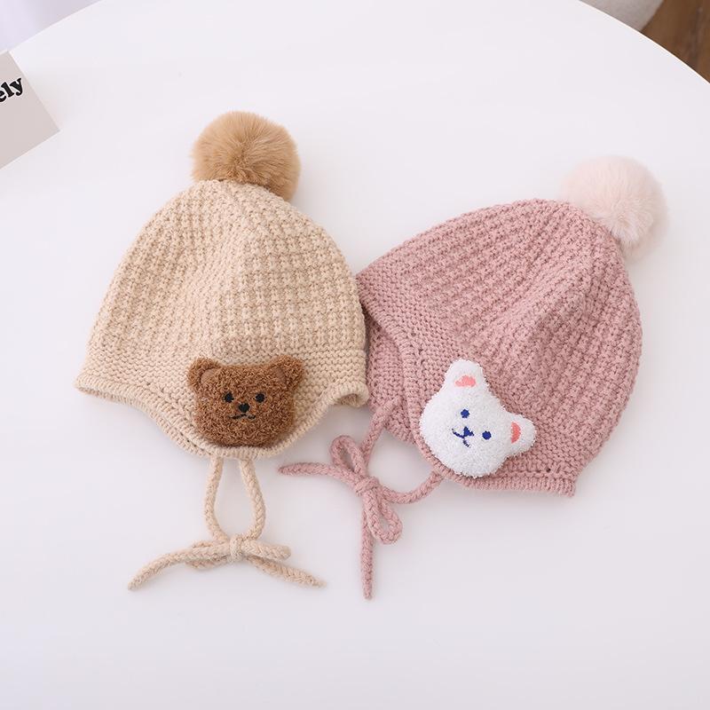 Children's Thickened Warm Knitted Hat Ear Protection Hat