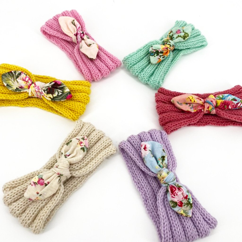Children's Printing Rabbit Ear Baby Hair Hoop Baby HairBelt