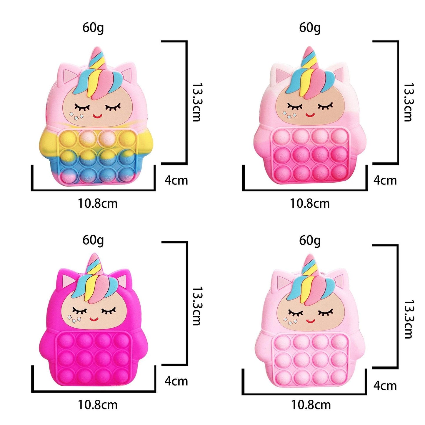Children's Coin Purse Pink Bow Doll Press Toy