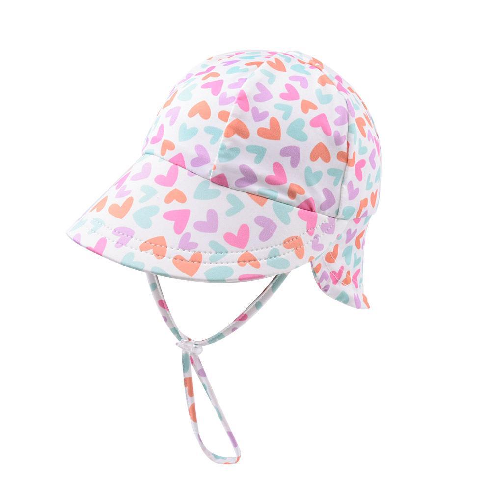 Children's Printed Sun Hat Baby Big Brimmed Sunscreen Hat