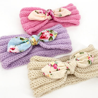 Children's Printing Rabbit Ear Baby Hair Hoop Baby HairBelt