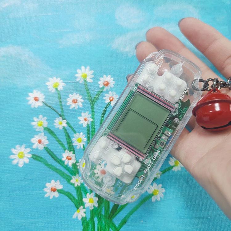 Creative Retro Transparent PSP Game Machine Keychain