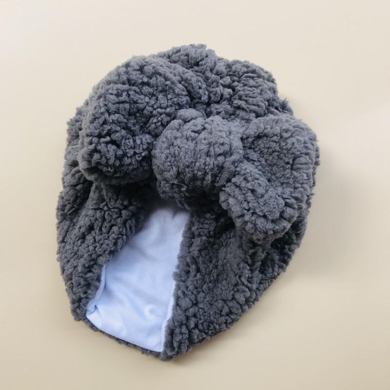 Children's Big Bow Winter Warm Baby Hat